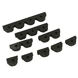 Wire-keeps Foam Wire Keepers, Medium Black (Bag) by DEAN & JAMES LLC