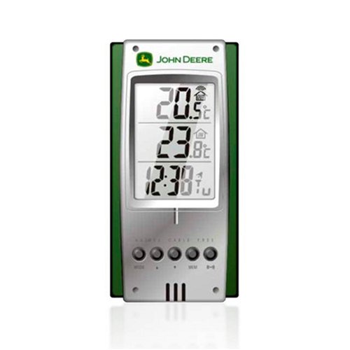 Oregon Scientific John Deere Wireless Indoor/Outdoor Thermometer with Remote Sensor