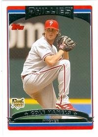 Cole Hamels Baseball Card 2006 Topps Card #UH145 Philadelphia Phillies - mint condition rookie card