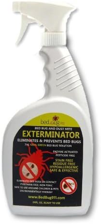 Bed Bug 911 Natural Bed Bug Spray, 24 oz. (4-Pack) by Bed Bug 911