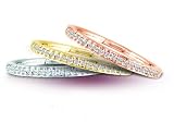14K White, Yellow or Rose Gold Diamond Band - GH I1 - 0.10 Ct.