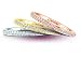 Jewelry : 14K White, Yellow or Rose Gold Diamond Band - GH I1 - 0.10 Ct.