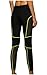 Lotsyle Women's Line Tights Mesh Panels Workout Sports Gym Yoga Leggings Pants