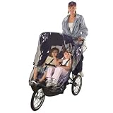 Double Jogging Stroller Rain Cover by 