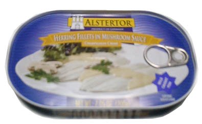 Herring Fillets in Mushroom Sauce (Alstertor) 200g by parthenonfoods.com