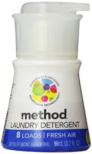 Method 8X Cincentrated Laundry Detergent 8 loads, Fresh Air, 3.2 fl oz