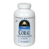 Source Naturals Coral Calcium w/Magnesium 200/100mg, 180 capsules