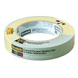 12 Pack 3M 2020-1 Scotch 1 x 60yd General Purpose Masking Tape for Production Painting by Scotch