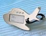 "Destination Love" Chrome Luggage Tag
