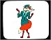 Mouse Pad with flight, attendant, force, air, fox, steward