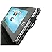 Fosmon Leather Case with USB Keyboard and Stylus for Zeepad 7.0 - Black
