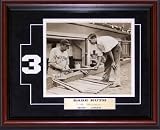 Babe Ruth Autographed Photo - Choosing His Bat 9x7