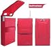 Kroo Soho Red Leather Protective Case for Apple Ipod Mini