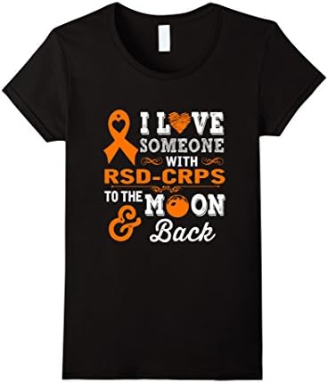 Women's RSD CRPS Awareness T Shirt  Small Black