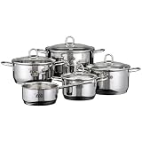 Elo Kochtopf Rubin Set Rubin 5-teilig Edelstahl 18/10von "ELO"
