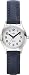 Timex 79061 Kid's Round Silver-Tone Analog Watch with Genuine Leather Band