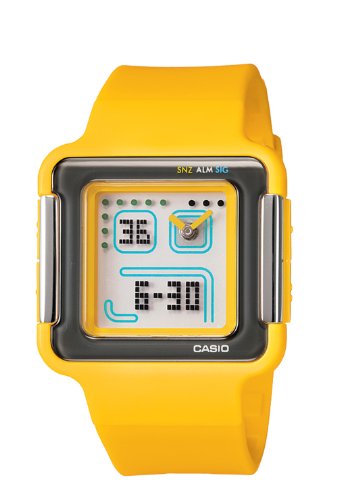 Casio Women's LCF20-9 Ana-Digi Retro Square Sports Watch