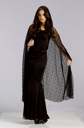 Gothic Net Hooded Cape
