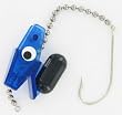 Head Start Diver w/Hook & Chain Trans Blue - Fishing - Lures & Lure Kits