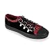 MENS Casual Canvas Shoe D-Ring Lace-Up Emo Rocker Low Top Sneaker