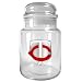 Minnesota Twins MLB 31oz Glass Candy Jar - Primary Logo by Great American Products