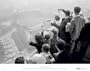 Fans Cheering the Pittsburgh Pirates from atop Cathedral, 1960 World Series vs. The New York Yankees, Art Poster by George Silk