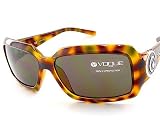 New VOGUE 2461SB 2461 - SB 1506 / 3 Sunglasses 61 - 15 - 120 Brown Lens Gold Tortoise W / Rhinestone - B000SSRQPQ