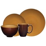 Gibson Bistro Bella 16-piece Dinnerware Set Service for 4, Amber