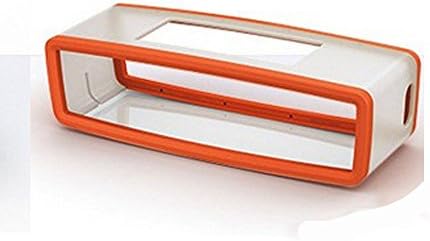 GoAee TPU Gel Soft Case Pouch Box Cover Compatible for Bose SoundLink Mini Bluetooth Speaker (Orange)
