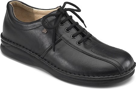 Finn Comfort Men's Dijon Bicycle Toe Shoes,Black Trento,UK 7 M