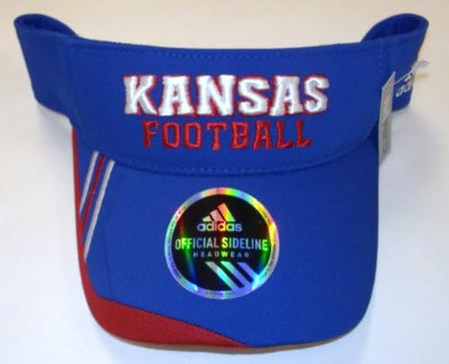 University Of Kansas Jayhawks Official Team Adidas Visor - Osfa - W652Z