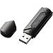 ELECOM �ѥ���ɼ�ưǧ�ڵ�ǽ��USB�ե�å������ 4GB (�֥�å�) MF-AU2B04GBK