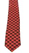 RETRO BLACK AND RED CHECKERED TIES