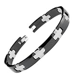 Tungsten Carbide Link Bracelet 8.5