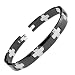 Tungsten Carbide Link Bracelet 8.5"
