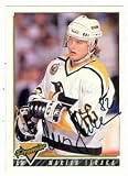 Martin Straka Autographed/Hand Signed Hockey Card (Pittsburgh Penguins) 1993 Topps Premiere #155