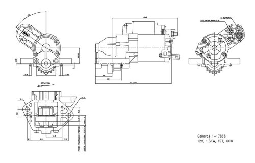 TYC 1-17868 Acura MDX Replacement Starter