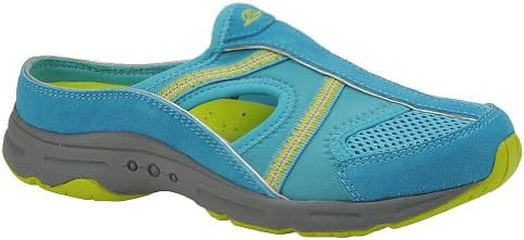 Easy Spirit ARORA Women's Slip On 6.5 B(M) US Blue-Lime-Suede