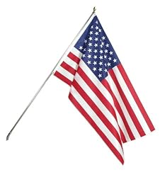 Heath Outdoor Kit with 6 Foot Tin Plated Pole including 3 -by-5 Feet Polyester Home Flag #25129