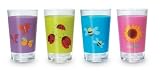Crocodile Creek's Garden 4 Piece Children's Plastic Tumbler Set