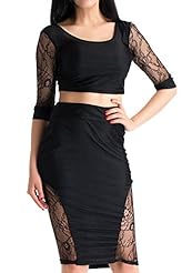 Lace Mesh Floral Print Empire   Waistline Spandex Bodycon Dress/Club Dress/Evening Dress/Prom Dress/Party Dress 