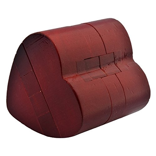 Puzzle Brain Training Toy Sweet Love Heart Kong Ming Lock Red