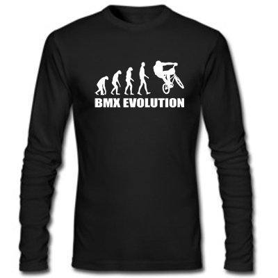 BMX EVOLUTION -Herren Langarm Longsleeve T-Shirt 