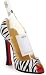 Zebra High Heel Wine Caddy