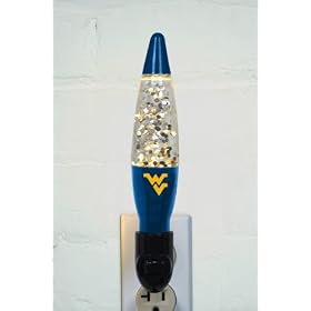 Pack of 3 NCAA West Virginia Mountaineers Lava Lamp Night Lights