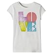 Girls' Cherokee&reg; Short-Sleeve Table Graphic Tee - Fresh White