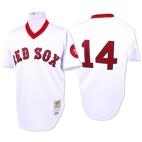 Boston Red Sox Authentic 1975 Jim Rice Home Jersey By Mitchell & Ness 48