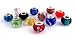 Pandora Style Twelve (12) Piece Charm Bead Set (Z196) Murano Style, Lampwork Style and Faceted Glass - Fits Pandora, Troll, Biagi and Charmilia - Exact Assortment