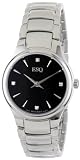 ESQ by Movado Women`s 07101367 Elan Stainless Steel Black Diamond Stick Dial Watch