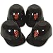 SAN FRANCISCO GIANTS BATTING HELMET ICE CREAM SNACK BOWLS 4PK